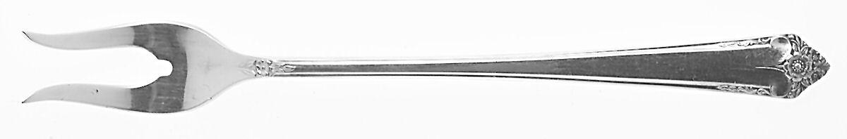 Starlight (Silverplate, 1950) Short Handle Pickle/Olive Fork by International Silver-1