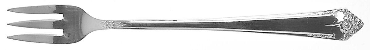 Starlight (Silverplate, 1950) Cocktail/Seafood Fork by International Silver-1