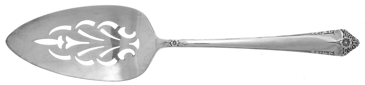 Starlight (Silverplate, 1950) Solid Pierced Pie Server by International Silver-1