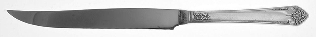 Starlight (Silverplate, 1950) Small Steak Carving Knife with Stainless Blade by International Silver-1