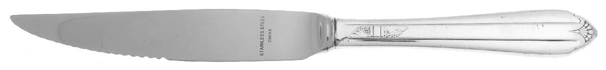 Starlight (Silverplate, 1939) Steak Knife Individual Hollow, Serrate HC by International Silver-1