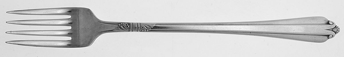 Starlight (Silverplate, 1939) Grille Fork (Viande) by International Silver-1