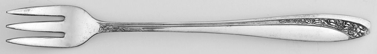 Starlight (Silverplate, 1953) Cocktail/Seafood Fork by International Silver-1