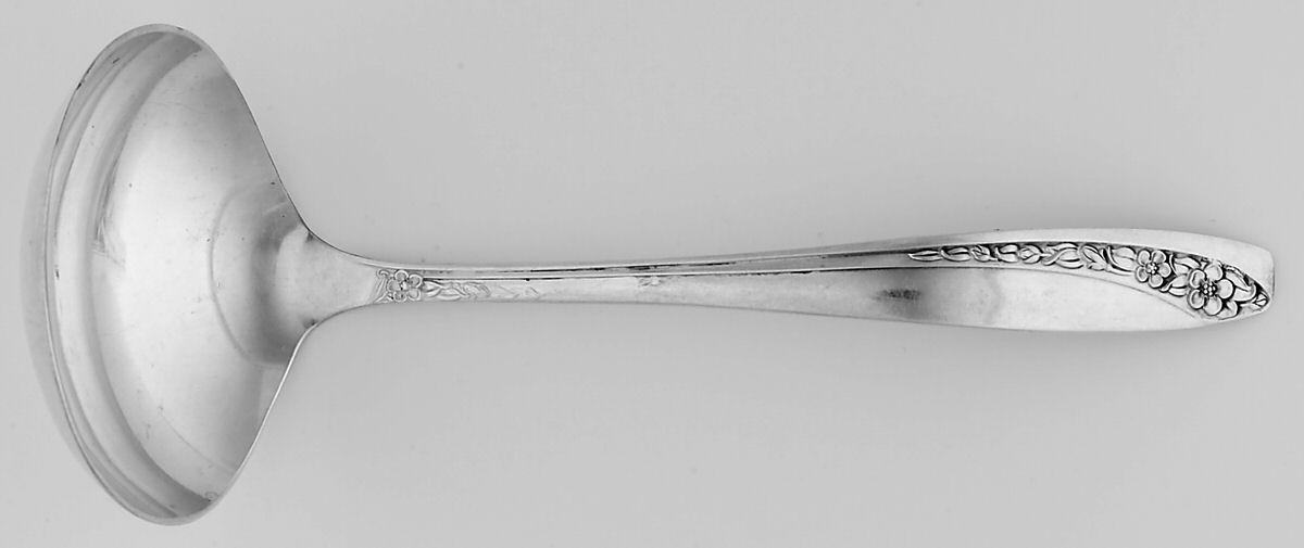 Starlight (Silverplate, 1953) Solid Gravy Ladle by International Silver-1