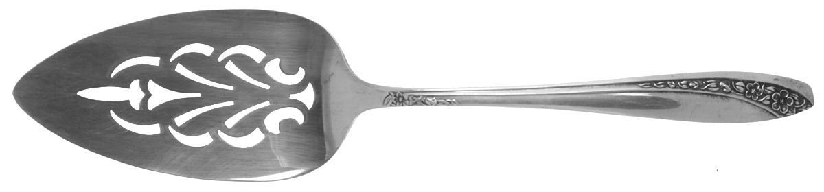 Starlight (Silverplate, 1953) Solid Pierced Pie Server by International Silver-1
