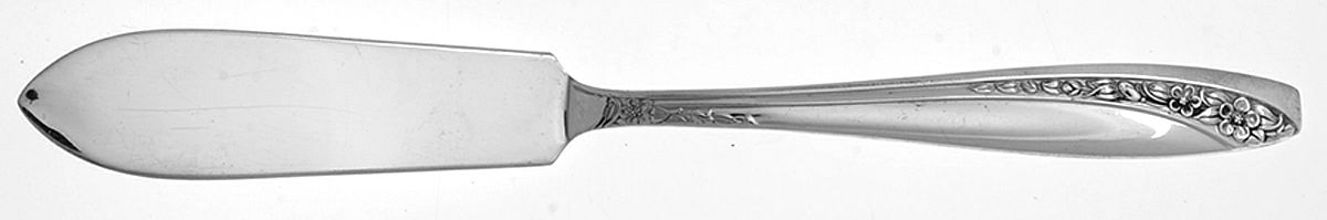 Starlight (Silverplate, 1953) Flat Handle Master Butter Knife by International Silver-1