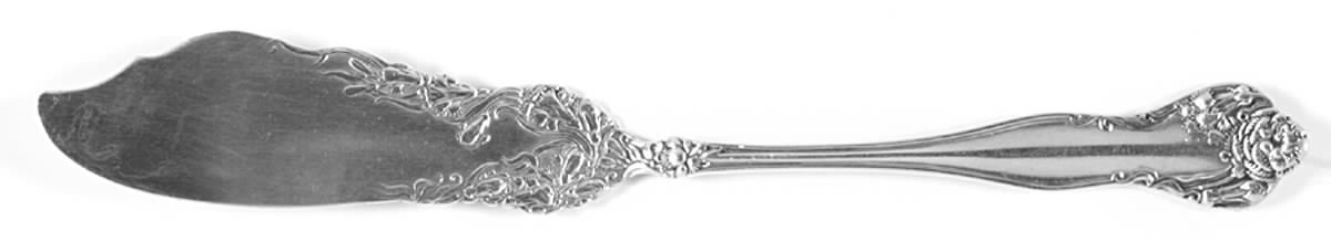 Stratford (Sterling, 1902, No Monograms) Flat Handle Master Butter Knife by International Silver-1
