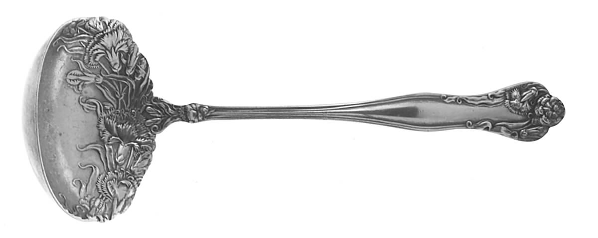 Stratford (Sterling, 1902, No Monograms) Solid Piece Cream Ladle by International Silver-1
