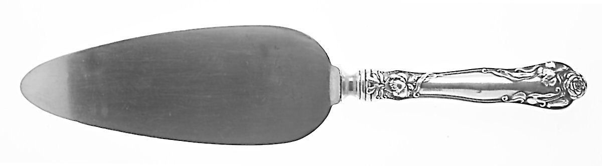 Stratford (Sterling, 1902, No Monograms) Pie Server with Silverplate Blade by International Silver-1