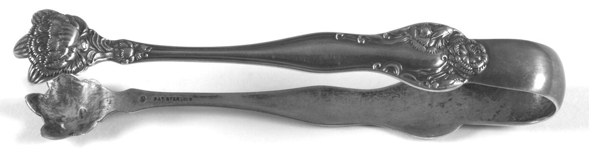 Stratford (Sterling, 1902, No Monograms) Small Sugar Tongs by International Silver-1