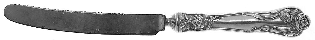 Stratford (Sterling, 1902, No Monograms) Orange Knife with Silverplate Blade by International Silver-1