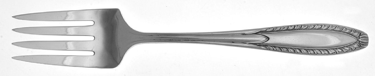 Strand (Silverplate, 1935) Individual Salad Fork by International Silver-1
