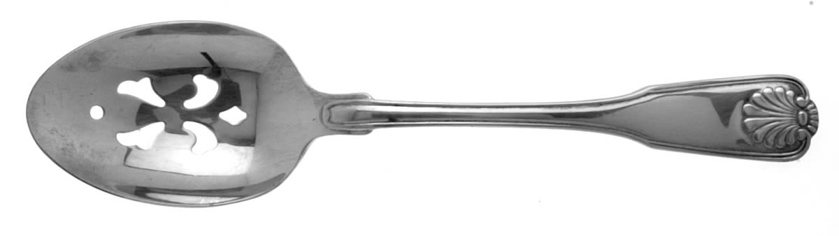 Stratford (Silverplate, 1985) Pierced Tablespoon (Serving Spoon) by International Silver-1