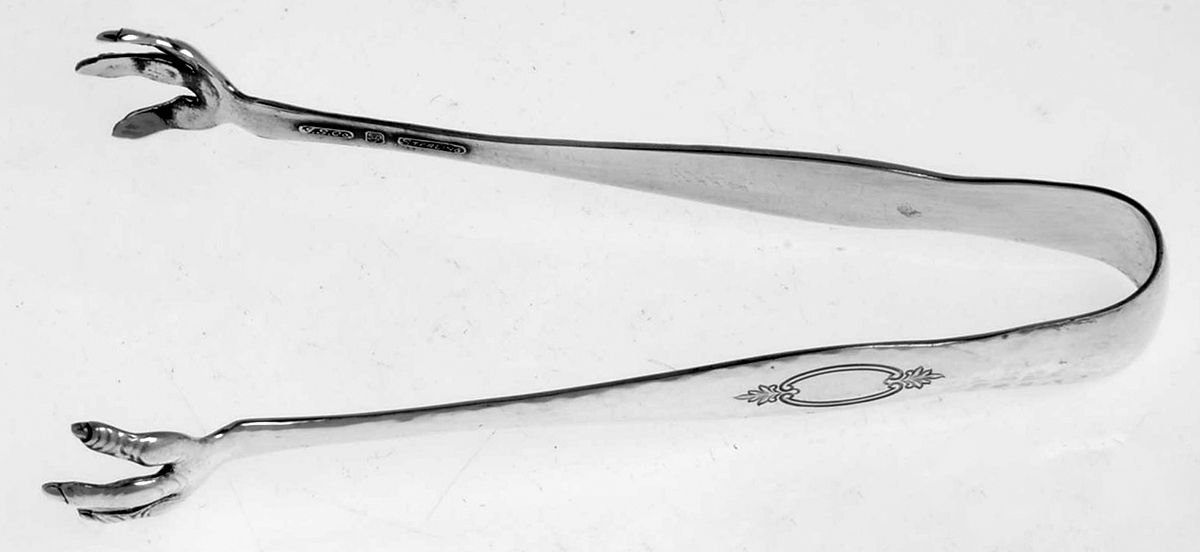 Stuyvesant (Sterling, 1916) Small Sugar Tongs by International Silver-1