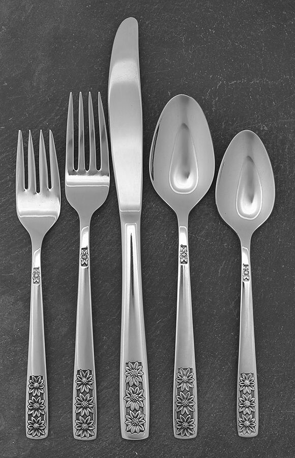 Suncrest-Spring Charm (Stainless) 5 Piece Place Setting by International Silver-1