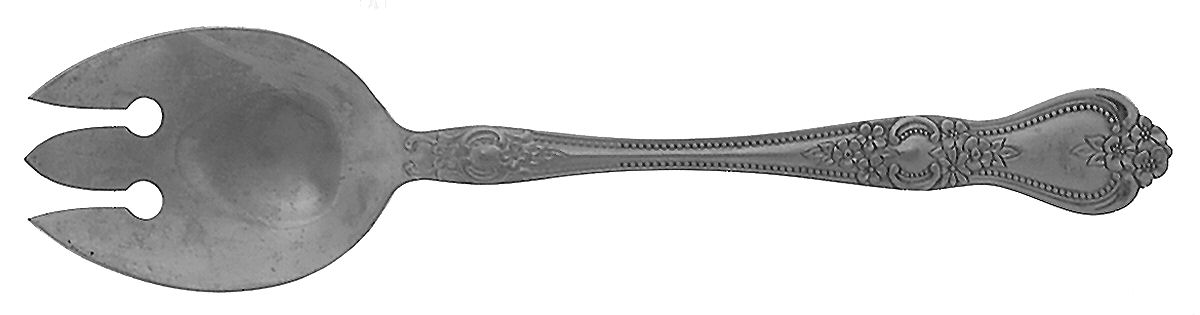 Summer Rose (Stainless) Pierced Tablespoon (Serving Spoon) by International Silver-1