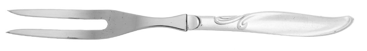 Sweep (Silverplate, 1958) Small Steak Carving Fork with Stainless Prongs by International Silver-1