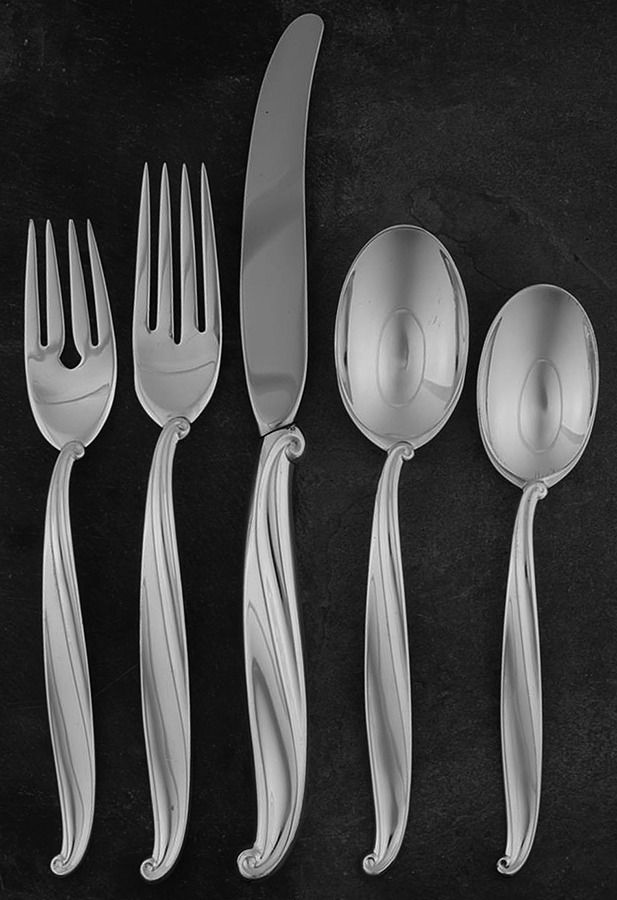 Swan Lake (Sterling, 1960) 5 Piece Place Size Setting by International Silver-1