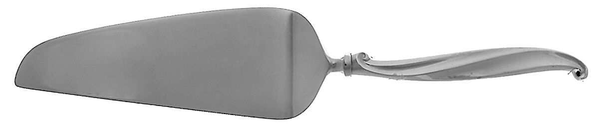 Swan Lake (Sterling, 1960) Pie & Cake Server with Stainless Blade by International Silver-1