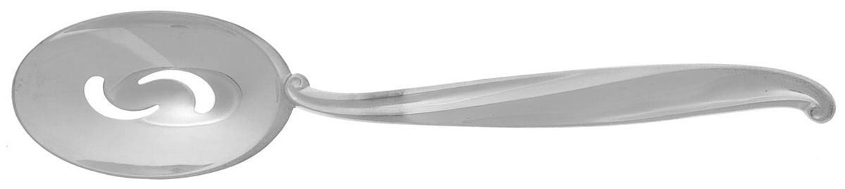 Swan Lake (Sterling, 1960) Pierced Tablespoon (Serving Spoon) by International Silver-1