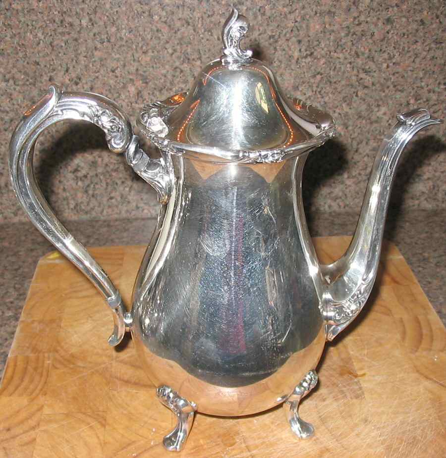 Sylvia (Silverplate, Hollowware) Silverplate Coffee Pot by International Silver-1