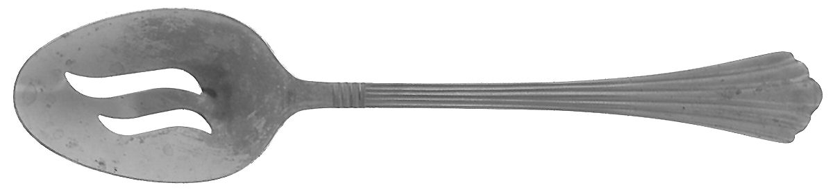 Symmetry-Freemont(Stainless) Pierced Tablespoon (Serving Spoon) by International Silver-1