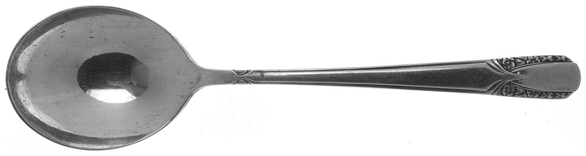 Talisman (Silverplate, 1938) Round Bowl Soup Spoon (Gumbo) by International Silver-1