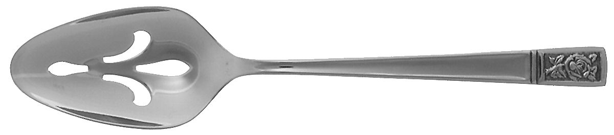 Talisman (Stainless) Pierced Tablespoon (Serving Spoon) by International Silver-1