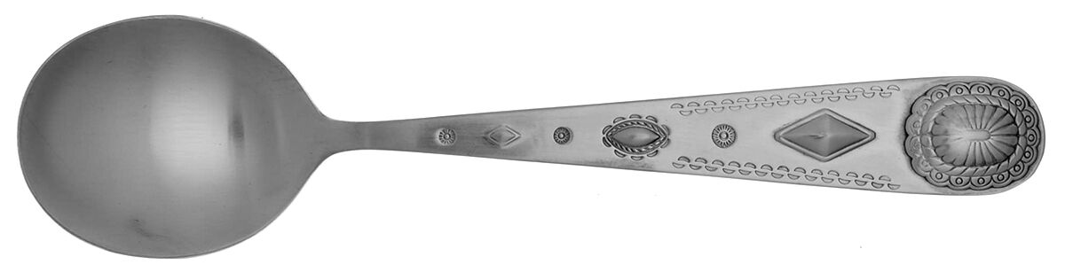 Taos (Stainless) Round Bowl Soup Spoon (Cream Soup) HC by International Silver-1