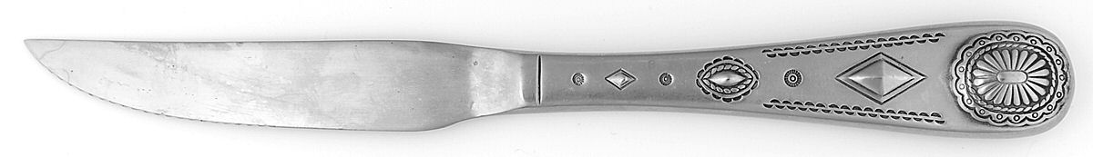 Taos (Stainless) Individual Steak Knife Hollow Handle Serrate Blade by International Silver-1