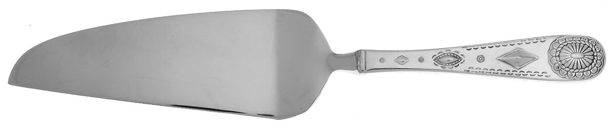 Taos (Silverplate, 1990) Pie and Cake Server with Stainless Blade HC by International Silver-1