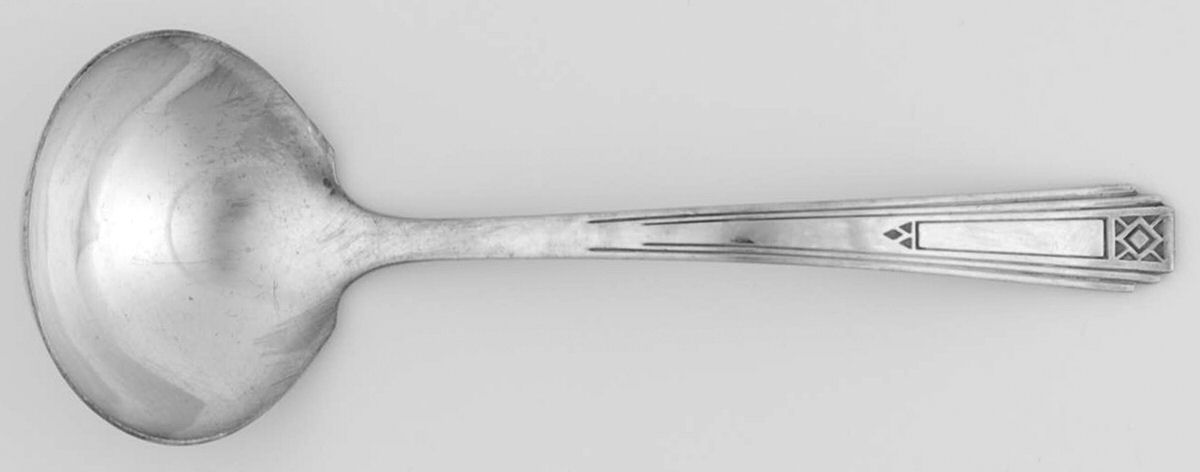 Terrace (Silverplate, 1932) Solid Gravy Ladle by International Silver-1