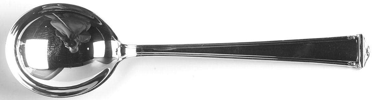 Theseum (Sterling, 1922, No Monograms) Round Bowl Soup Spoon (Bouillon) by International Silver-1
