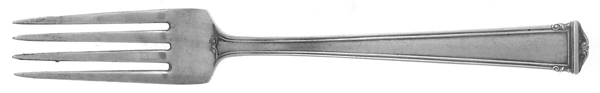 Theseum (Sterling, 1922, No Monograms) Youth Fork by International Silver-1