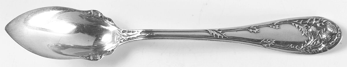 Thistle (Silverplate, 1911) Fruit/Orange Spoon by International Silver-1