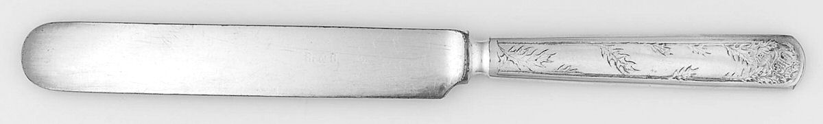 Thistle (Silverplate, 1911) Blunt Solid Knife by International Silver-1
