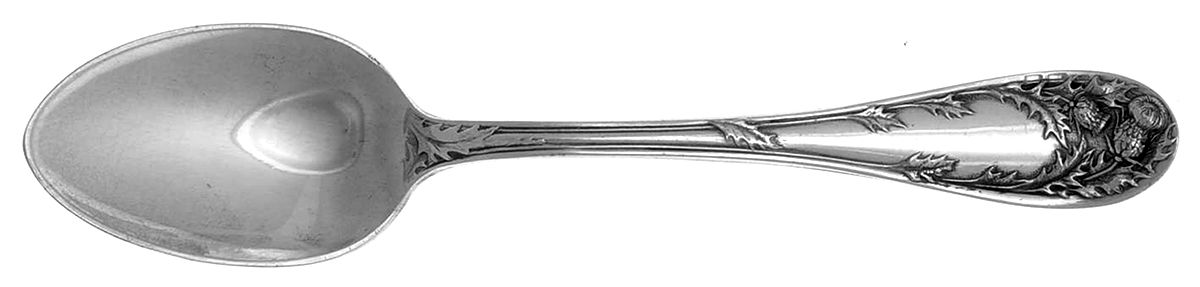 Thistle (Silverplate, 1911) Demitasse Spoon by International Silver-1