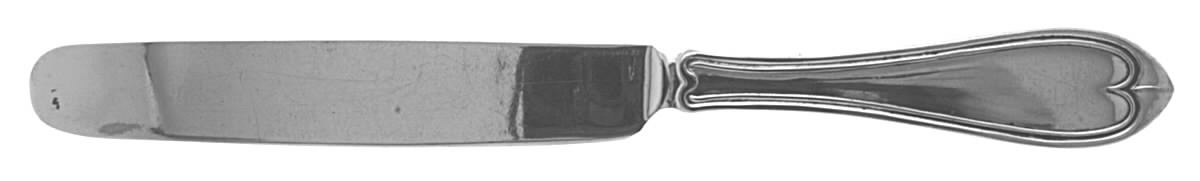 Threaded Oval (Silverplate, 1910) Solid Breakfast Knife by International Silver-1