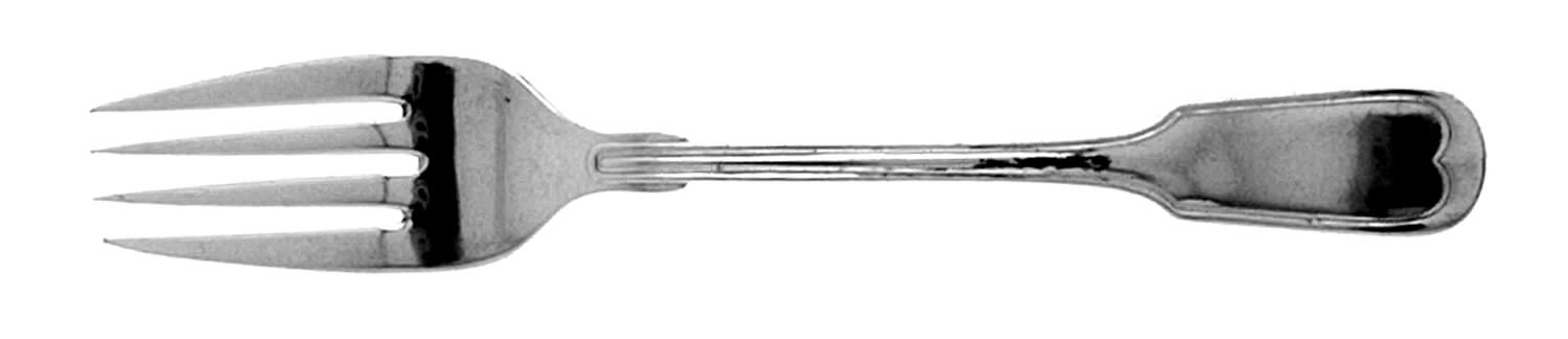 Threaded (Silverplate) Individual Salad Fork by International Silver-1