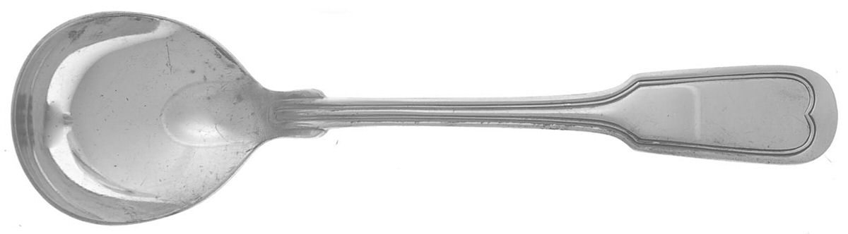 Threaded (Silverplate) Sugar Spoon by International Silver-1