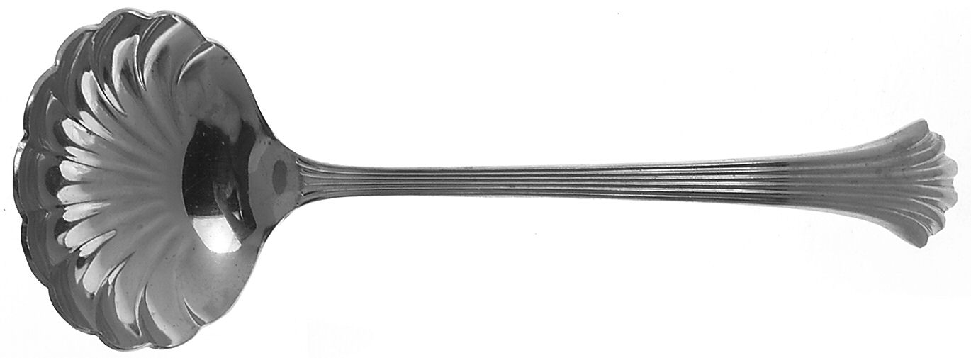 Tiara (Stainless) Solid Gravy Ladle by International Silver-1