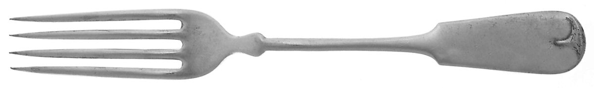 Tipped (Sterling, 1901-1880) Luncheon/Dessert Fork, Solid Piece by International Silver-1