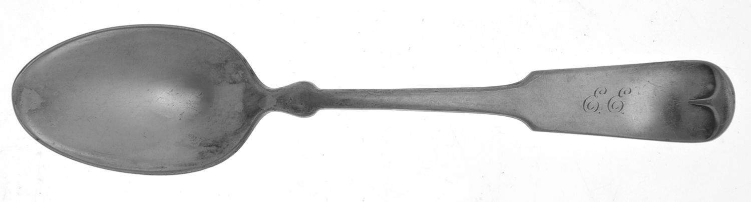 Tipped (Silverplate) Monogram Teaspoon by International Silver-1