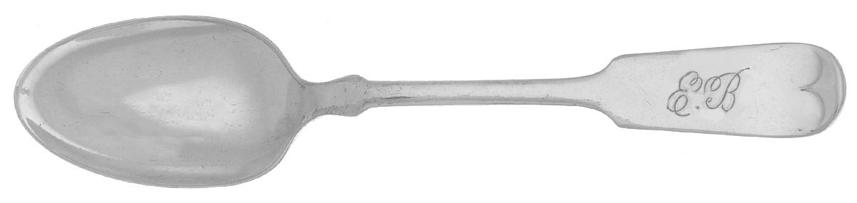 Tipped (Silverplate) Monogram Teaspoon by International Silver-1
