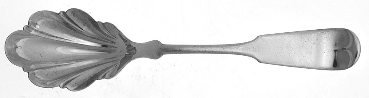 Tipped (Silverplate) Sugar Shell Spoon by International Silver-1
