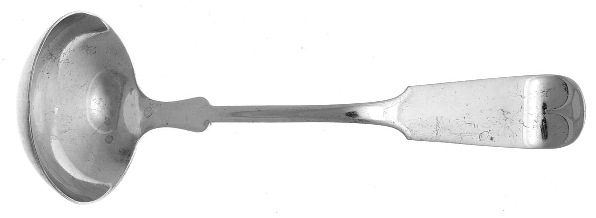 Tipped (Silverplate) Solid Gravy Ladle by International Silver-1