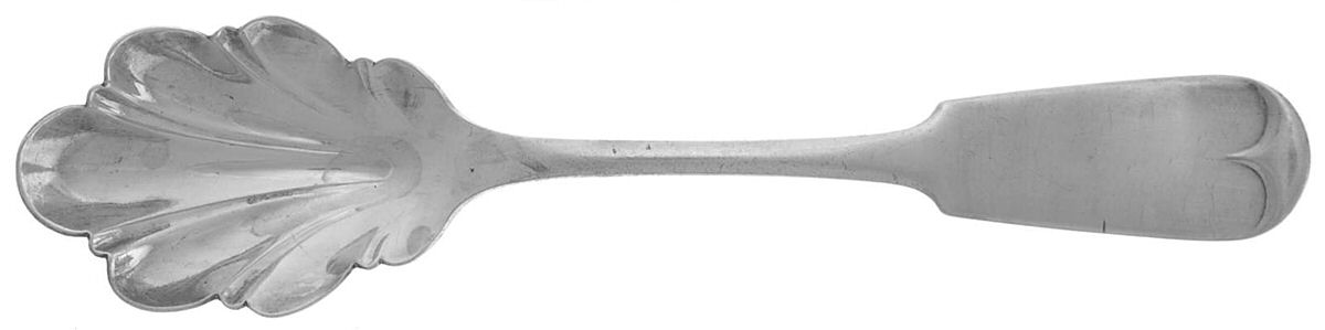 Tipped (Silverplate, 1884) Sugar Shell Spoon by International Silver-1