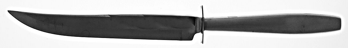 Today (Stainless) Large Stainless Blade Roast Carving Knife by International Silver-1