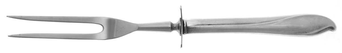 Torchlight (Sterling, 1954) Small Steak Carving Fork with Stainless Prongs by International Silver-1