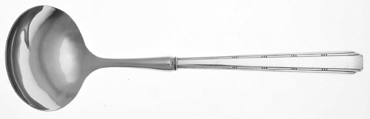 Tower (Silverplate, 1932) Gravy Ladle with No Spout Stainless Bowl HC by International Silver-1